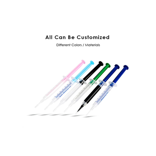 3/5/10ml Colored Pushrod Teeth Whitening Syringe Gel