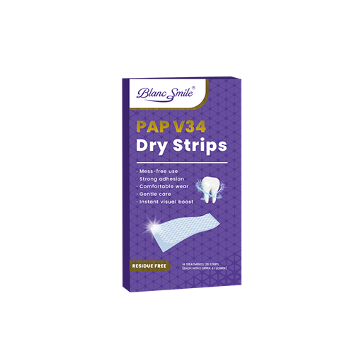 Best Selling Professional Dental PAP V34 Dry Teeth Whitening Strips