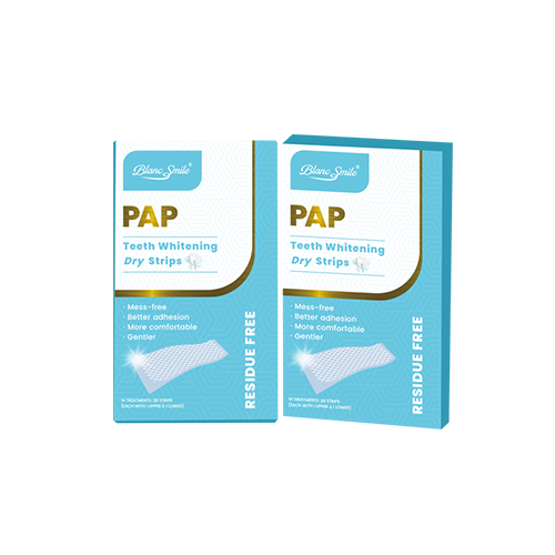 Organic Residue Free PAP Dry Teeth Whitening Strips 